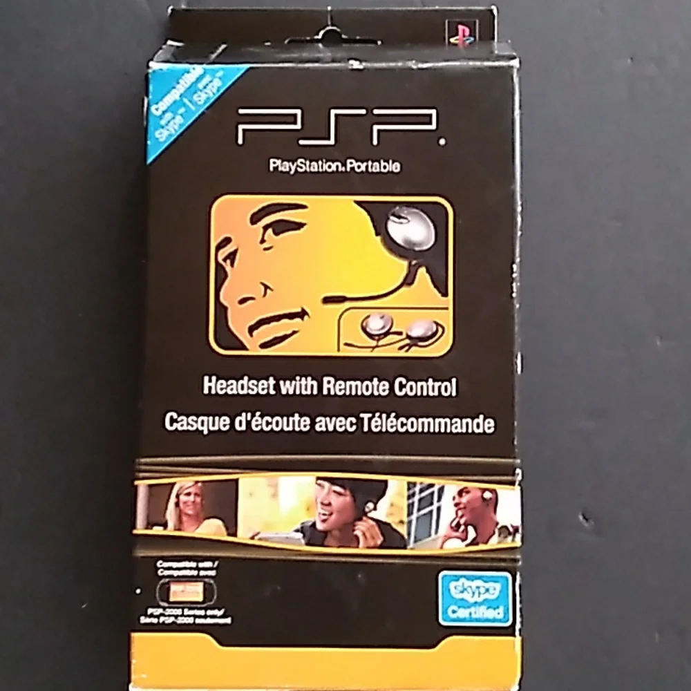 Psp headset with remote control for PSP 2000